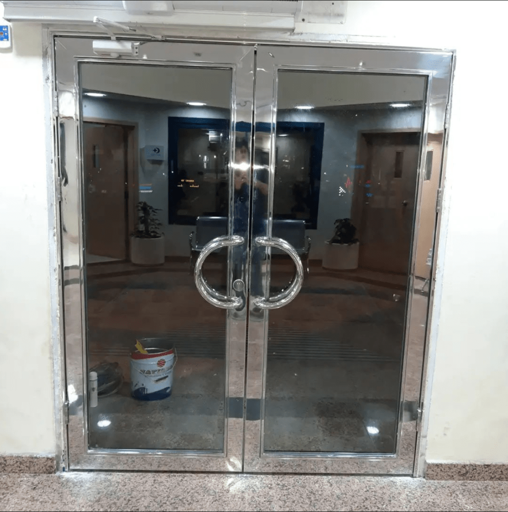 two-side-glass-door