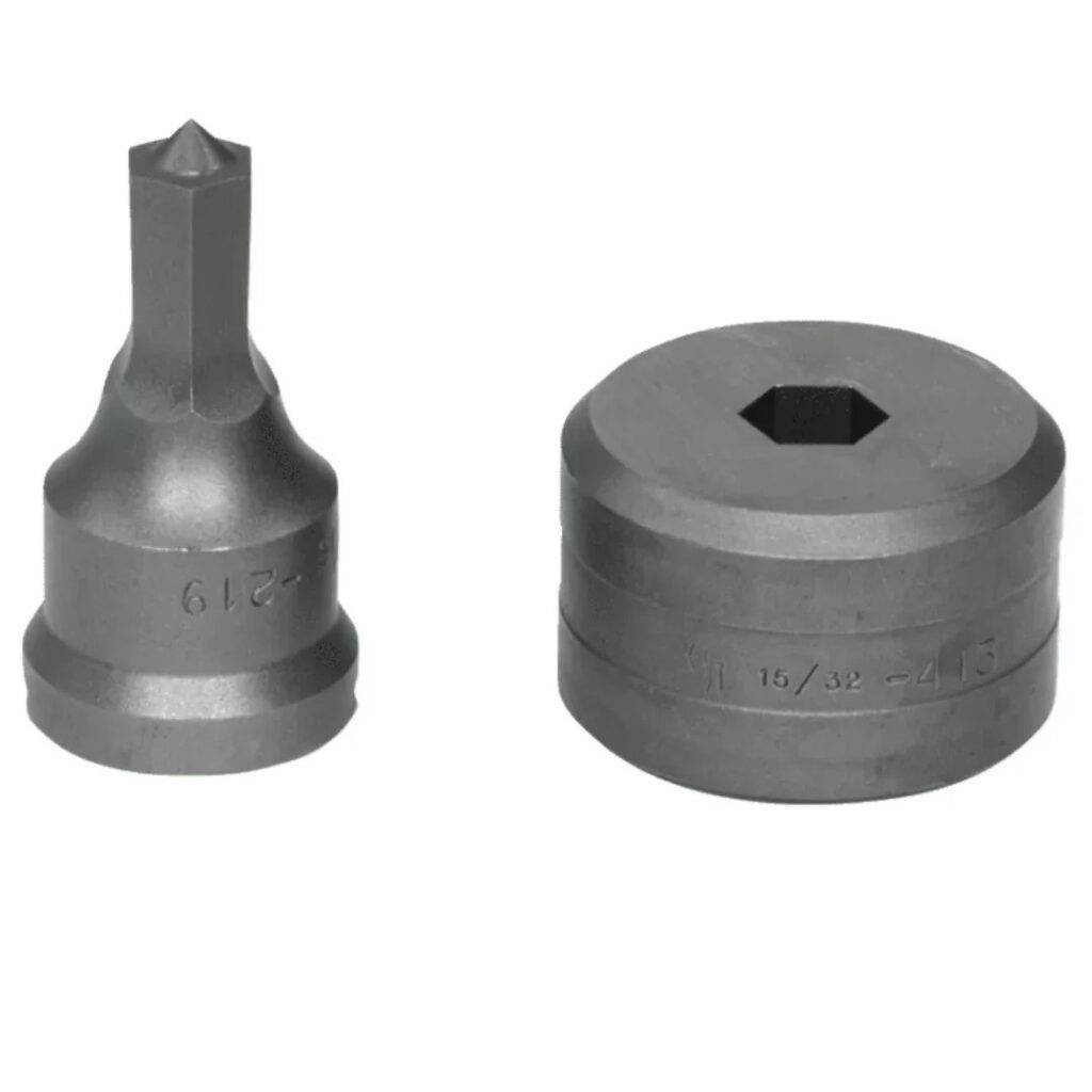 hexagonal punch and die set