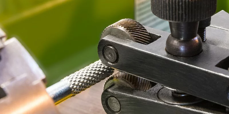 metal knurling work